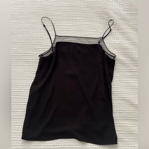 Babaton black cami with mesh